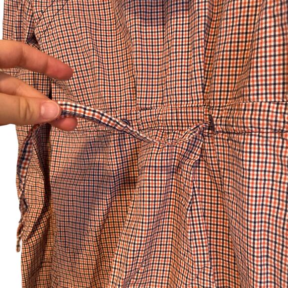 Womens Roxy White Pink Checked Preppy Hooded Full Zip Light Jacket Size Large - Picture 8 of 16